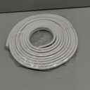 moonoom 20 Ft x 1.1' Wall Decoration Molding Trim, White Self-Adhesive 3D Chair Rail Panel Molding, Flexible DIY Wall Trim for Mirror, Window Frame and Home Decoration
