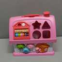 Montessori Toys for 1 Year Old, Baby Music Toys for 1 Year Old Girl Gift, 12-in-1 Musical House Toddler Learning Toy for 1 2 3 Ages, First Birthday Gifts for Girls and Boys, Educational Toy, (Pink)