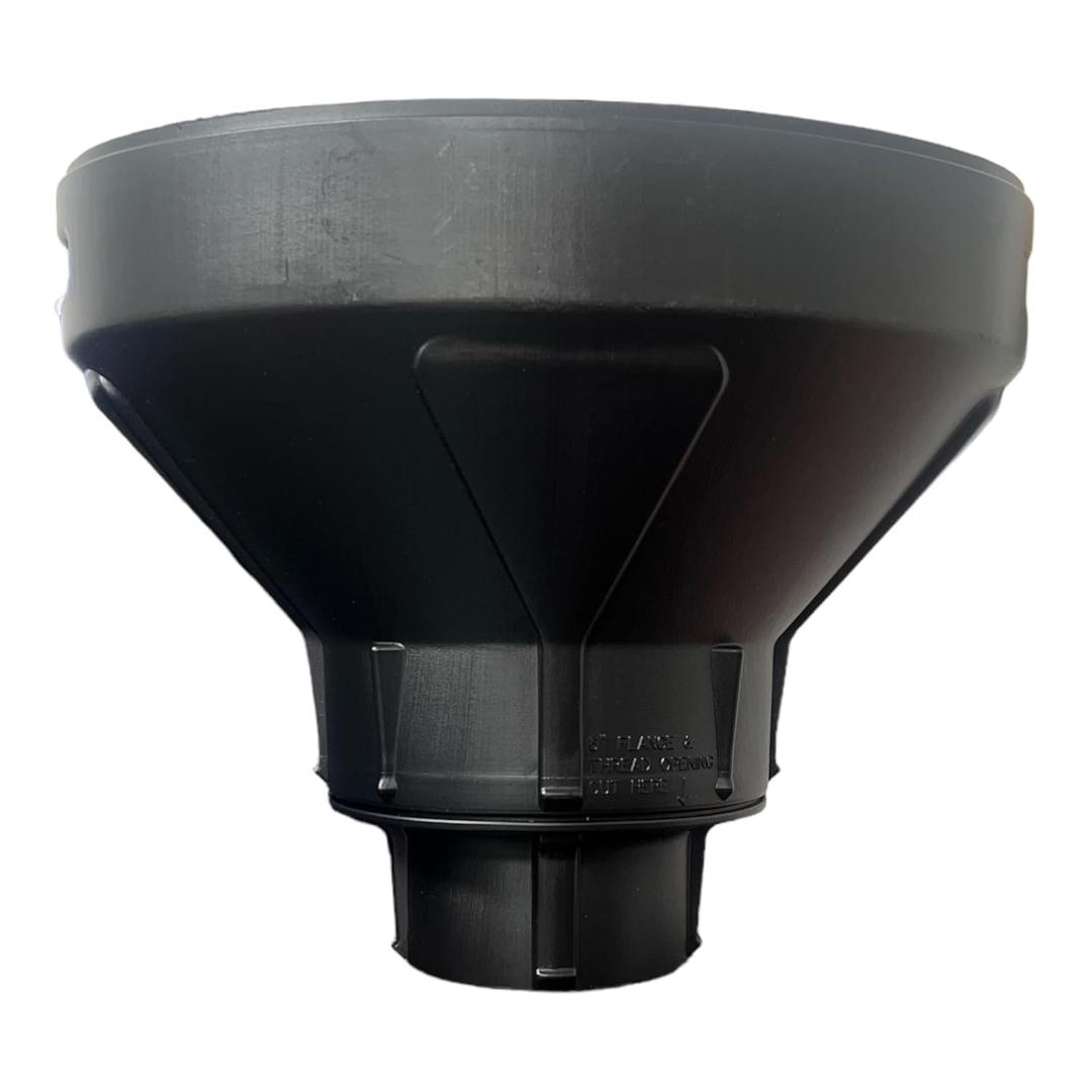 IPW | Heavy Duty Commercial Funnel  Large Spill Free Mouth Funnel |Plastic Funnels for Gas Tank |for Transmission Fluid, Liquid | 4.5" and 6.5" Mouth for Filling Bottles, Water Tanks | U1007