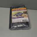 Black Plastic Sheeting 4Mil, 13.2x16.5ft, Heavy Duty, Polyethylene Plastic Film for Garden,Construction, Landscaping, Weed and Moisture Control