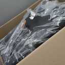 Rubbermaid Premier Series III Step-On Trash Can for Home and Kitchen, with Stainless Steel Rim, 12.4 Gallon, Charcoal, for Home/Kitchen/Garage/Apartment/Office