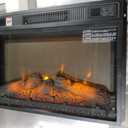 23" Electric Fireplace Insert, Recessed Fireplace Heater with Remote Control, Indoor Fireplace Heater with Adjustable Brightness, Timer