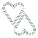 2 Pcs Heart Wreath Frame - Wire Wreath Form for Floral Arrangements, Heart Frame Wreaths Making Supplies for Valentine's Day, Weddings, Home Decor, 14 Inches, Green