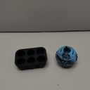 4-IN-1 Dog Toys - Frozen Dog Treat to Keep Them Busy, Treats Puzzle Ball Toy, Interactive Treat Dispensing Dog Toy, Durable Rubber Chew Toys, DIY Freezable Fillable Treat Toy, Mental Enrichment Toys (Blue)