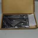 Ultra-Slim Bluetooth Keyboard and Mouse Combo Rechargeable Portable Wireless Keyboard Mouse Set for Apple iPad iPhone iPadOS/iOS 13 and Above Samsung Tablet Phone Smartphone Android (Black)