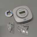 3 Packs Carbon Monoxide Detectors - Hembisen CO Alarm Detector Monitor Battery Operated with Digital Display for House Kitchen Restaurant Hotel Office