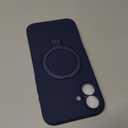 SKYLMW Designed for iPhone 16 Plus Case with Magnetic Invisible Stand Compatible with Mag-Safe Military Drop Tested Shockproof Silicone Phone Cases for Women Men 6.7'', Dark Blue 251009