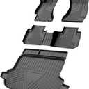 AOMSAZTO Floor Mats & Cargo Liner for Subaru Forester 2014 2015 2016 2017 2018-1st & 2nd Row All Weather Protection Floor Liners Waterproof Car Trunk Mat