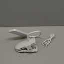 Clip on Lamp,9 Brightness+5 Color Clamp Light,4000mAh Battery Rechargeable Desk Lamp with Clamp,450 Lumen 48 LED Desk Light, Cordless Clip on Reading Lights for Bed/Headboard/Bedside Table (White)