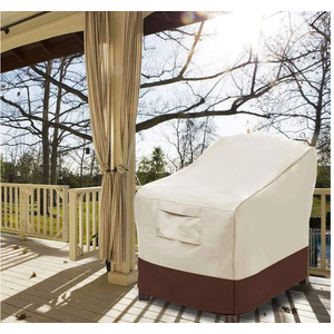 Vailge Patio Chair Covers, Lounge Deep Seat Cover, Heavy Duty and Waterproof Outdoor Lawn Patio Furniture Covers (Large, Beige & Brown) Vailge Patio Chair Covers, Lounge Deep Seat Cover, Heavy Duty and Waterproof Outdoor Lawn Patio Furniture Covers (Large, Beige & Brown)
