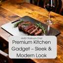 Titanium Cutting Board for Kitchen  Durable 13"x9" Metal Chopping Mat, Easy to Clean, Dishwasher Safe, Hygienic & Crack Resistant