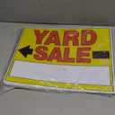 Yard Sale Signs with Metal Stakes 4Pack Double-Sided Printed Garage Sale SIgns for Outdoor Sale