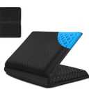 SUNCARACCL Portable Gel Seat Cushion, Travel Cushion for Airplane, Comfort Chair Cushions for Pressure Relief, Breathable Gel Pad for Long Sitting on Stadium Bleachers,Car Seat,Hard Surface Chair