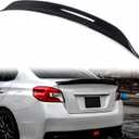 Rear Trunk Spoiler Compatible with 2015-2021 Subaru WRX/WRX STI, Duckbill Fits for 15-21 4 Door Sedan, Exterior High Kick Tail Deck Lid Splitter Wing Lip (Glossy Black)