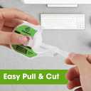 3 x Invisible Tape with Refillable Tape Dispenser, Holiday Supplies and Gift Wrap Tape, Great for Christmas Crafts, Matte Finish, 3/4 in x 650 in 6 Pack