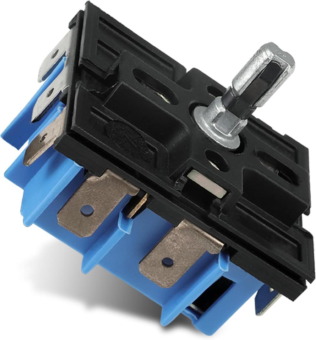 W10434452 Dual Infinite Stove Control Switch Replace for WPW10434452, 2118918, AP6021365, PS11754687, EAP11754687 Fits for Whirlpool, for Maytag,for Amana,for KitchenAid Electric Ranges
