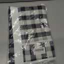 Beach Tote Bag for Women, Lightweight Foldable Waterproof Mesh Pool Bag (Black and White Plaid)