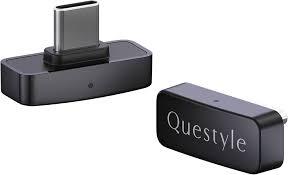 Questyle QCC Dongle Pro [MFi Certified] USBC Bluetooth Audio Adapter with LDAC,aptX Lossless&aptXAdaptive,Low Latency Bluetooth 5.4 Dongle for PS5,Wireless Lossless Transmitter for PC/Headphones