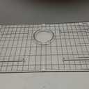 Sink Protector Grid 26-1/16" x 14-1/16", Rear Drain with Corner Radius 3-1/2", stainless steel sink grid for sink protectors