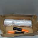 JARLINK Stretch Film, 15 Inch x 1000 Feet Shrink Wrap for Pallet Wrap, Industrial Strength Stretch Wrap with Handles, Moving Wrapping Plastic Roll, 60 Gauge, 1 Pack, Clear