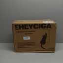 EHEYCIGA Cardboard Cat Scratcher for Indoor Cats, 32 Inch L Shaped Vertical Cat Scratching Board with Ball Cat Toy, Extra Large Cat Scratcher Pad, Brown