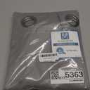 H.VERSAILTEX Grey Blackout Curtains for Bedroom Thermal Insulated Room Darkening Blackout Curtain Panel for Door, Window Panel Drapes - 1 Panel - 52 inch Wide by 84 inch Long, Dove Gray, Grommet Top