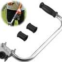Weed Eater Handle Trimmer Handle, Weed Eater Handle Extension with Bracket Clamp, Ergonomic Trimmer Grip, Weed Wacker Attachments Aluminum Lawn Trimmer Grip for Landscaping, Lawn Care