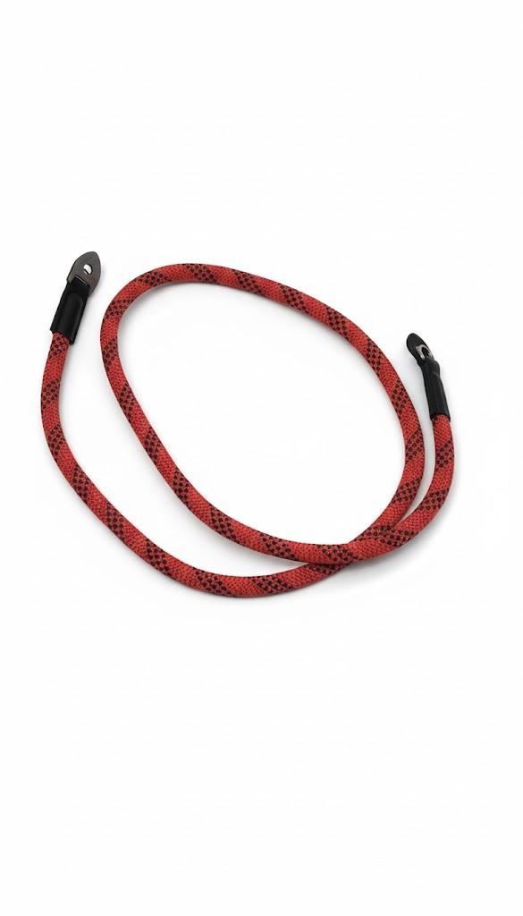 Compact Red Braided Camera Wrist Lanyard, Durable Rope Strap