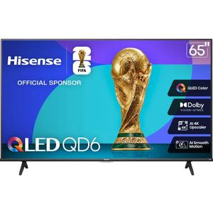 Hisense 65QD65QF 65 inch Class QD6 Series 4K QLED Smart Fire TV
