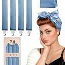 Togayu Heatless Curls Overnight Set  umbo Velvet Hair Rollers to Sleep In, NoDamage Flexi Rods for Beautiful