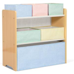 Delta Children - GapKids 6 Bin Toy Organizer - Greenguard Gold Certified, Pastel