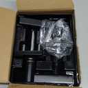 Kwikset Casey Entry Door Handle with Lock and Key, Secure Keyed Reversible Lever Exterior, For Front Entrance and Bedrooms, Matte Black , Pick Resistant Smartkey Rekey Security and Microban (1 Pack)