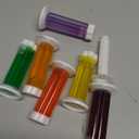 Heigble 6 Pcs Toilet Gels 112 Count 8 Kinds Flower Stamp Bowl Gel Scent Toilet Stain Removal Cleaner Air Freshener Flower Stamps Pack for Bathtubs Bathroom