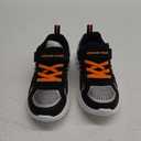 DREAM PAIRS Girls Boys Shoes Kids Tennis EZ-Ons Quicksteps School Sneakers Breathable Running Athletic Shoes (12 Little Kid, Black/Grey/Orange)