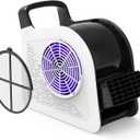 High Velocity Blower Floor Fan,355 CFM Air Mover Fan for Job Site and Home, Floor Drying Fan for Cooling and Ventilating, White