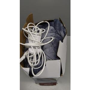 Homemate Electric Heated Blanket Twin - 62"x84" Heating Bed Blankets Throw with 10 Heating Levels 8 Hours Auto Off Fast Heating Over-Heated Protection Ultra Soft Warm Flannel ETL Certified Grey