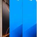 BWEDXEZ 4 Pack Anti-Blue Privacy Tempered Glass for iPhone 16 Pro/iPhone 17 Anti-Spy Screen Protector Film Electroplated Blue 6.3 inch