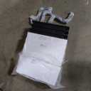 LaLaGreen Outdoor Wall Planters (14 Inch, 4 Pack) White Self-Watering Wall Mounted Flower Boxes, Rectangular Window Box Hanging Planters Plastic Containers Pot Indoor Herbs Modern Home Garden Decor