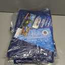 3 x Polyethelene Blue Tarp - 6 ft x 8 ft