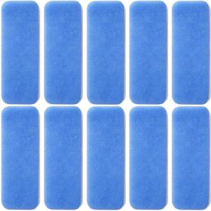 10 Pack Ceiling Fan Filters for Blades, Activated Coconut Carbon Fan Filter for Ceiling Fan, Easy-Stick Universal Air Filter for Common Household Contaminants