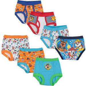 Paw Patrol Boys' Toddler Potty Training Pant and Starter Kit with Stickers and Tracking Chart in Sizes 18m 4T, Set of 7 Pack