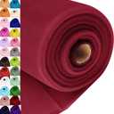 Deep Red Tulle Fabric Roll Spool Bolt (54 Inch by 40 Yards) Large Tulle Wedding Party Decoration, Tutu Skirt, Table Runner, Gift Wrapping, Bridal Shower, Soft & Drape (Burgundy)