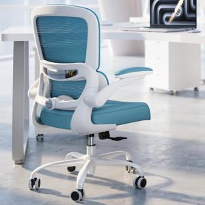 TRALT Office Chair - Ergonomic Desk Chair with Adjustable Lumbar Support, Mesh Computer Chair, Executive Chairs for Home Office Comfortable Lumbar Support,Sky Blue (Pack of 1)