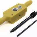 Taytools Wood Tap and Die for Male/Female ID/OD Threads Polypropylene Threadbox Hardened (1 Inch x 6 TPI)