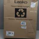 Lasko Pedestal Fan, Oscillating Fan for Bedroom with Adjustable Height and 3 Cooling Speeds, Portable, 18", Black, 1827