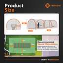 Baseball Batting Cage 30ft for Backyard, Baseball Training Equipment Netting Cages, Golf Softball Baseball Nets for Batting with Frame and Net, Hitting and Pitching Practice, Orange