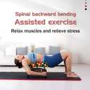 Foldable Back Extension Machine Home Gym Sit Up Machine for Glute & Ab Workouts Squat Machine for Home Gym Back Exercise for Lower Back Training with Resistance Bands