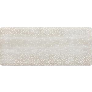 House of Noa Nama Standing Mat – Anti-Fatigue Kitchen Mats for Floor, Cushioned & Non-Slip Kitchen Comfort Mat for Standing, Thick Foam Anti-Fatigue Mat for Kitchen & Workspaces, Fawn Shea 30" x 72"