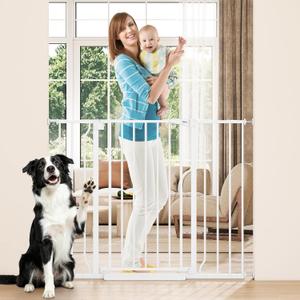 36" Extra Tall Baby Gate, 29"-45" Wide Auto Close Dog Gate Indoor
