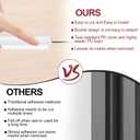Kerf Door Weather Stripping 40 Ft V-Shaped Door Seal Strip for Large Gap Front Door Frame Extra Thick Sealers Replacement Exterior Entry Door Jamb Gasket Easy Cut to Size - White